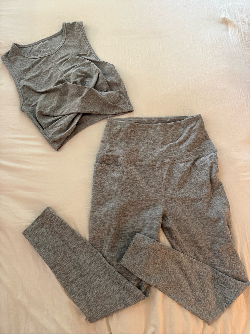 Beyond Yoga Peloton yoga Set - Breathable Tank and High-Waist Bottom